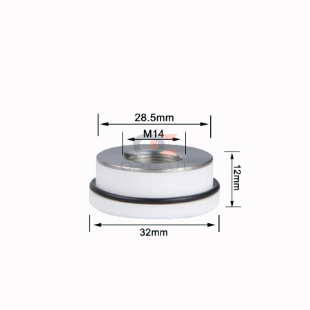Проставка керамическая D=32 мм H=11,7 мм М14